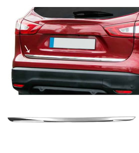 Nissan Qashqai Krom Bagaj Alt Çıta Formlu 2014 - 2021 Arası Paslanmaz Çelik