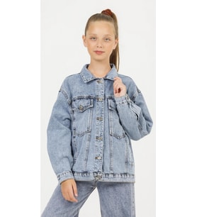 Kız Çocuk Şık Günlük Takım – Ceketli Spor Kombin-4975