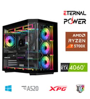 ETERNAL POWER RYZEN 7 5700X 32G DDR4 1TB M.2 RTX4060Ti A520 A650W