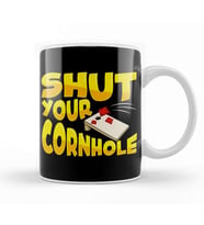 You Shuck At Cornhole Cute & Funny Shut Your Cornhole Bean Bag Tossing Kupa Bardak Porselen