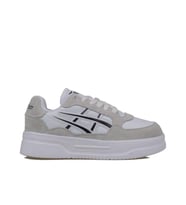 Tayger Beyaz Kalın Taban Unisex Nubuk Deri Sneaker