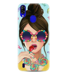 Reeder P13 Blue Kılıf Desenli Silikon Sugar and Woman