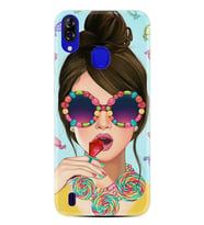 Reeder P13 Blue Kılıf Desenli Silikon Sugar and Woman