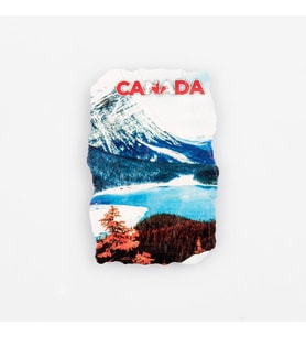 Kanada Moraine Gölü Fresco Magnet (Karışık)