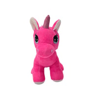Peluş Pony At 20 Cm - Mavi Su Dünyası (Pembe)