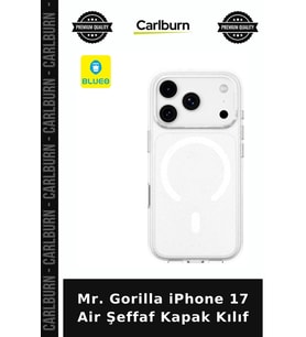 Mr. Gorilla iPhone 17 Air Şeffaf Kapak Kılıf Koruyucu Cihaz Kılıfı Aksesuar