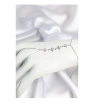Mey İthalat® Gümüş Renk Zirkon Taşlı Sıralı Kutup Yıldızı Model Şahmeran