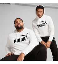 Puma ESS No. 1 Logo Hoodie Beyaz Erkek Spor Sweatshirt/Kapüşonlu - 682572 02