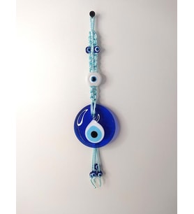 Cam Nazar Kötü Göz Kovucu Hand Made Ağaç Duvar Dekorasyonu Makrome Nazarlık Duvar Ağaç Ev Süsü