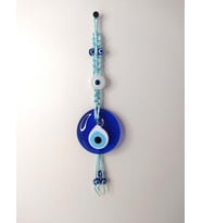 Cam Nazar Kötü Göz Kovucu Hand Made Ağaç Duvar Dekorasyonu Makrome Nazarlık Duvar Ağaç Ev Süsü