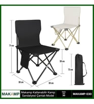 Katlanabilir Çantalı Kamp Sandalyesi