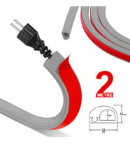 Greentech Esnek Kablo Kanalı Gri / GT-KK02