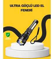 Güçlü LED El Feneri Şarj Edilebilir Çok Modlu