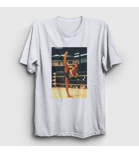 Presmono Unisex Beyaz Kickboxer Film Jean Claude Van Damme T-Shirt 258968tt (Beyaz)