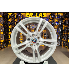 4 Adet BMW ORIJINAL 8-9*18 5*120 ET34 72.6 SILVER JANT REVİZE EDİLMİŞ  (Takım)