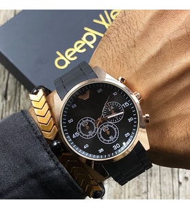 DEEPWELL Erkek Kol Saati Bileklik Hediyeli ds41