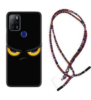 Omix X300 X500 X400 X600 X700 Kılıf Boyun Asklı Rasta Silikon Black Eyes 1644