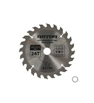 Daire Testere Bıçağı ROTOR 160*20/16 adaptörlü 24T Ahşap kesme diski (Gümüş)