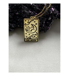 925Ayar Tarot Kartı Gümüş Tasarım Kolye Özel Gün Hediyesi