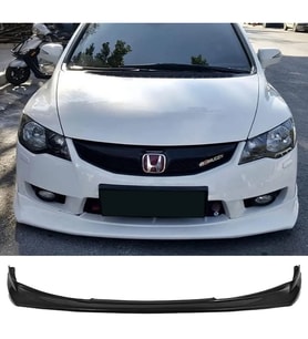Honda Civic Fd6 Makyajlı Kasa Typer Ön Ek Karlık Plastik Mat Siyah 2009 2010 2011 2012 karlık+bodykit+ek