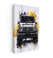 Kanvas Tablo Mercedes G Serisi Jip SUV Mercedes Tablosu Ev Ofis Duvar Dekoru