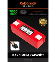 Roborock S7 Plus 7000mAh Robot Süpürge Bataryası - Sertifikalı Güvenlik, Gerçek Kapasite