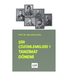 Şiir Çözümlemeleri 1 Tanzimat Dönemi