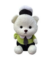 Şapkalı Kravatlı Sevimli Peluş Ayıcık Uyku Arkadaşım Hediyelik Peluş Ayı 50 Cm