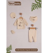 VaVBaby Organik Hastane Çıkışı 5’li Bamboo