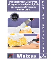 #Spatula Profesyonel Mutfak Ekipmanı Ergonomik Saplı Esnek Paslanmaz Çelik L Tipi Pastacı Spatulası