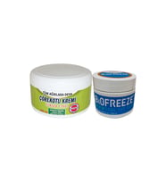 Çörek Otu Ağrı Kremi XLGreen Büyük 200 ml + Biofreeze Cool The PainCream 150 ml / Sırt Bel Kas Diz Dirsek İskelet Eklem Ağrılarına Masaj Seti