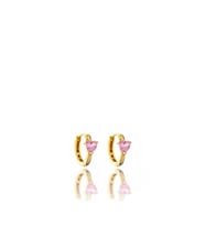Pink Love Gümüş Küpe