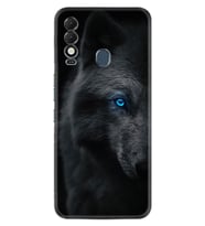 Spark 8T Kılıf Resimli Desenli Silikon Platinium Series Dark Wolfs 1834