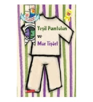 Yeşil Pantolon ve Mor Tişört