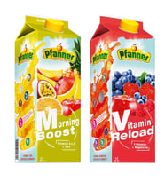 Pfanner 2 lt Morning Boost ve Vitamin Reload Meyve Suyu 2 li Paket