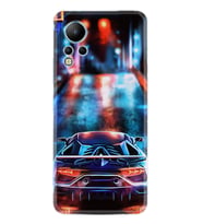 Infınix Note 12 Kılıf Silikon Desen Özel Seri Neon Cars 1724