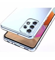 Samsung Galaxy A33 Uyumlu Ultra İnce Kamera Korumalı Logis Şeffaf Silikon Kılıf (Şeffaf Hologram)