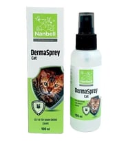 Nanbell Derma Sprey Kedi Cilt Tüy Bakım Sprey 100 Ml