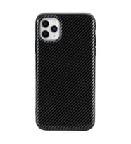 iPhone 11 Pro Kılıf Karbon Fiber Dizaynlı Vio Kılıf (Siyah)