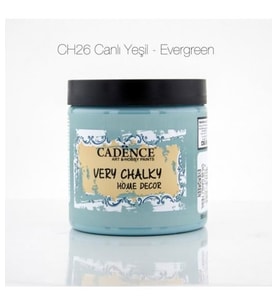 Cadence Very Chalky Home Decor Mobilya Boyası 500 ml. CH-26 CANLI YEŞİL 