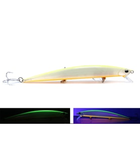Fujin Flux 140mm 18gr Floating Maket Balık - Chart Back Pearl