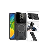 Note 9 Joy Lens Standlı Kapak - Siyah