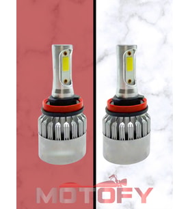 H11 LED FAR AMPÜLÜ TAKIMI BEYAZ 72W 8400 LÜMEN (2 ADET)