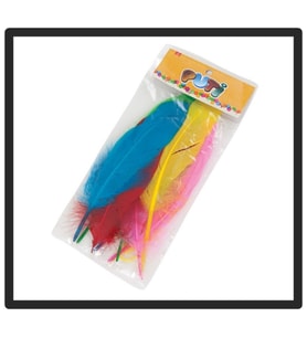 Puti Renkli Tüy - 3 paket