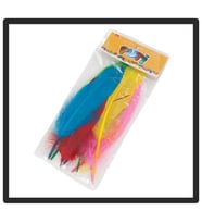Puti Renkli Tüy - 3 paket