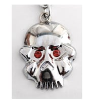 Kırmızı Gözlü İskeletor Kafatası metal Anahtarlık