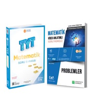 Üç Dört Beş TYT Matematik ve Çap Problemler Soru Bankası 2 Kitap Set