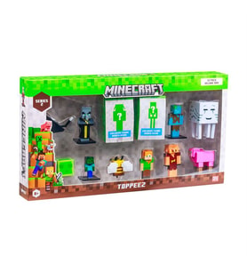 Minecraft 3D Toppeez 12'li Deluxe Figür Seti Seri 2 Model 2 PMI/MC2280