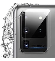 Samsung Galaxy S20 Ultra Kamera Lens Koruyucu HD Kalite Esnek Kırılmaz Cam Filmi (Renksiz)