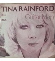 Tina Rainford Guitar Man 45lik Plak (Karışık)